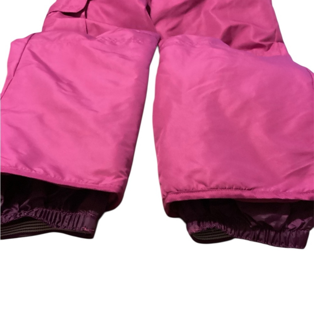 Cherokee Pink Snow Bib Overalls - Picture 4 of 5